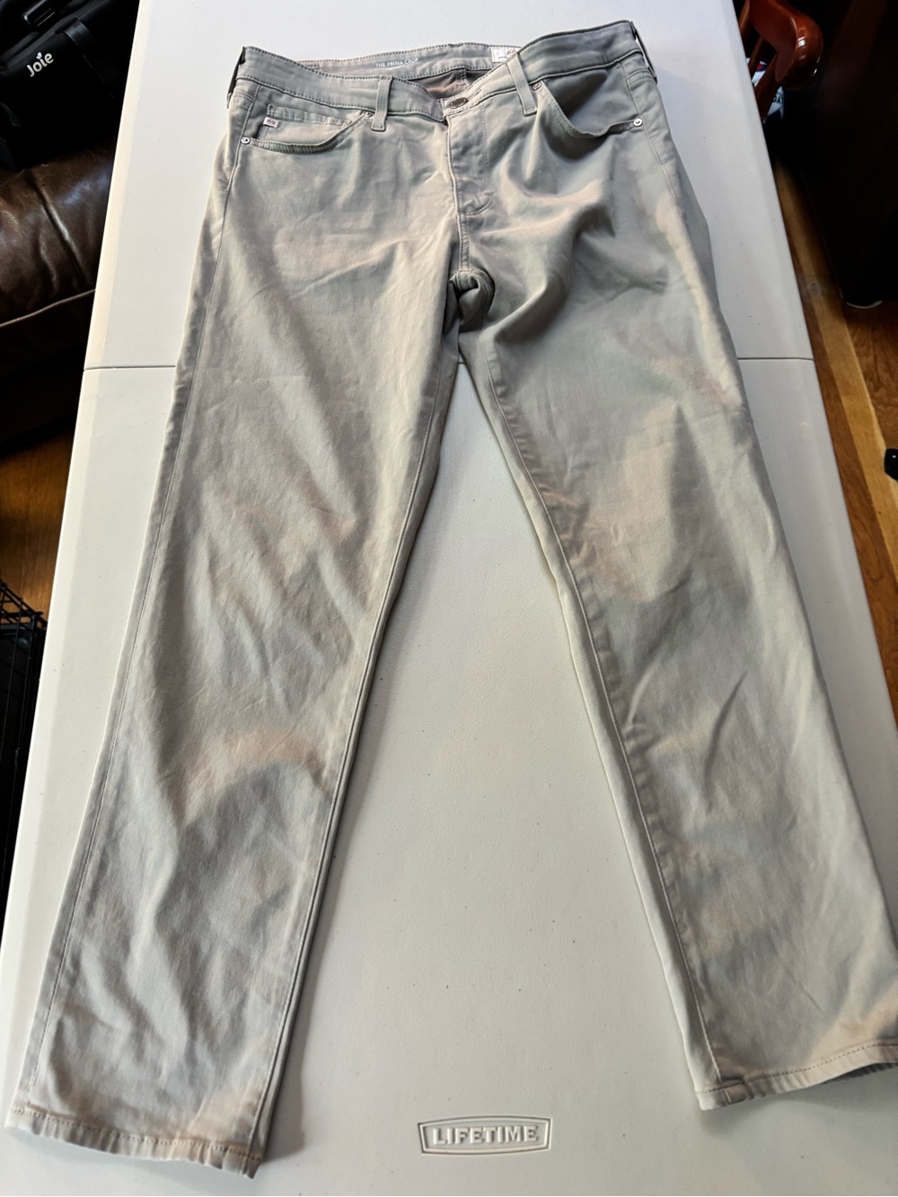 Adriano Goldschmied "The Prima Crop" Cigarette crop pants